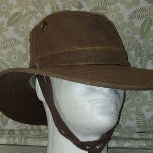 THE TILLEY Hemp HAT sz 7 3/8 Brown made in Canada